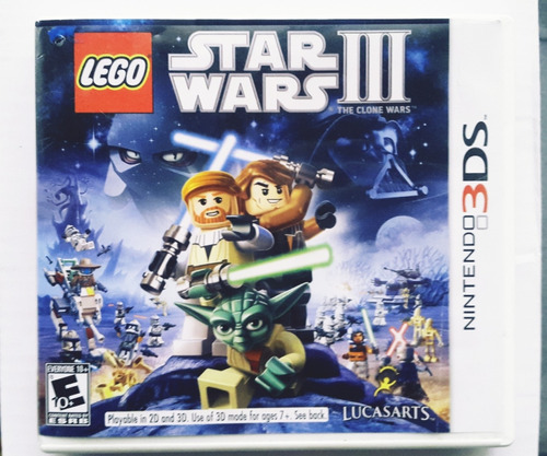 Lego Star Wars Iii 3ds Original Usado Con Manual Y Caja