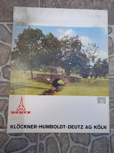 C-antiguo Almanaque Publicitario Deutz 1970 Germany
