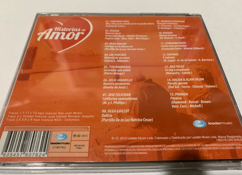 Favio Dyango José Feliciano Raphael Y Otros Cd Nuevo Estándar