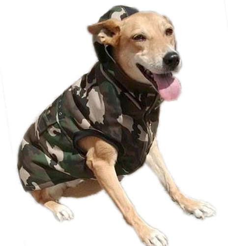 Imagen 2 de 4 de Chaleco Perros Pequeños Camuflado Dog Talla14 Chaqueta