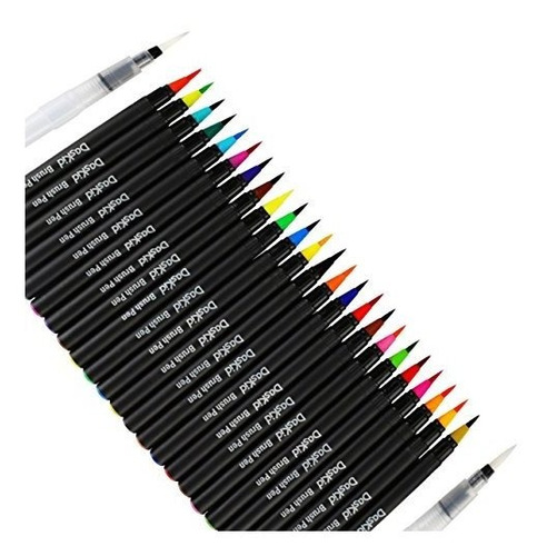 24 Artista Acuarela Pincel Pluma Marcadores De Pintura Multi