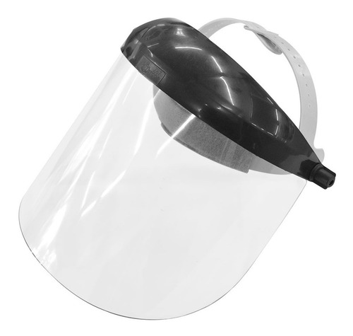 Imagem 2 de 6 de Protetor Facial Incolor 8'' Visor Policarbonato Proteção Uv