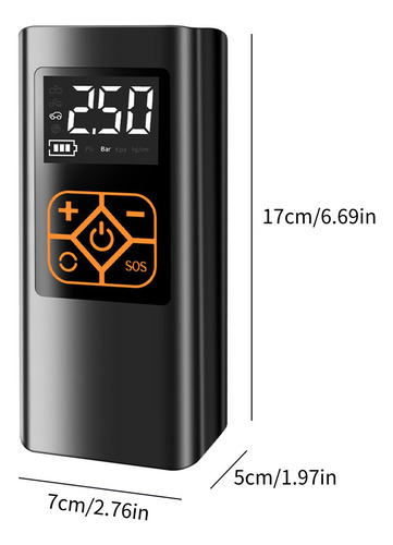 Adaptador De Energia De Bateria, Medidor De Pressão Digital,