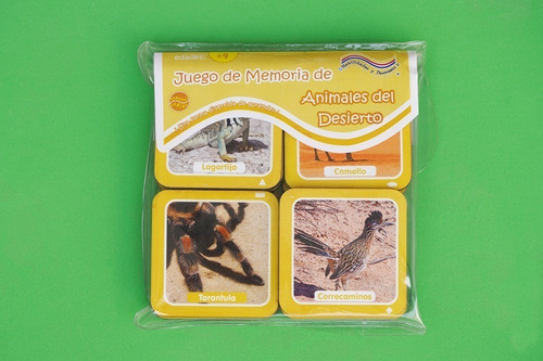 Juegos De Memoria De Animales Del Desierto Y Exploración