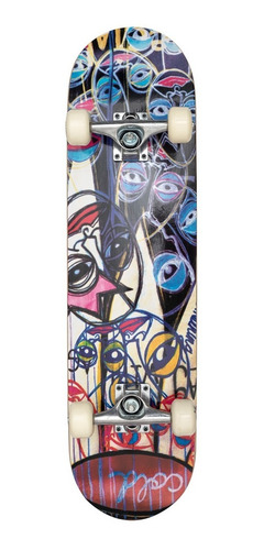 Skate Patineta Completa Tabla Maple Concava Truck Aluminio