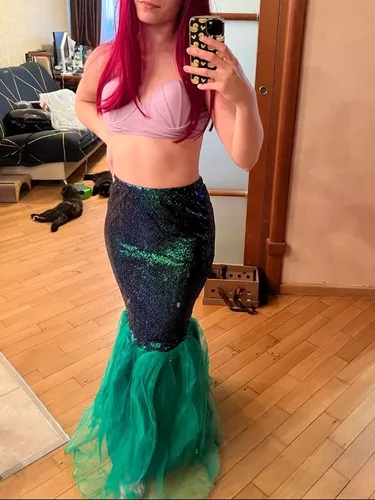 Fantasia Sereia Ariel adulto