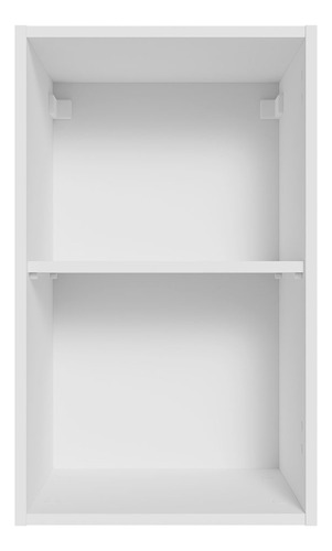 Alacena Madesa 2 Nichos Abiertos 40cm Blanco Blanco