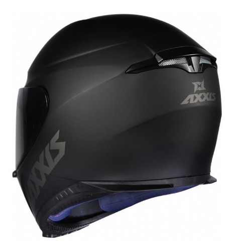 Imagem 3 de 7 de Capacete Axxis Eagle Solid Mono Matt Black Grey