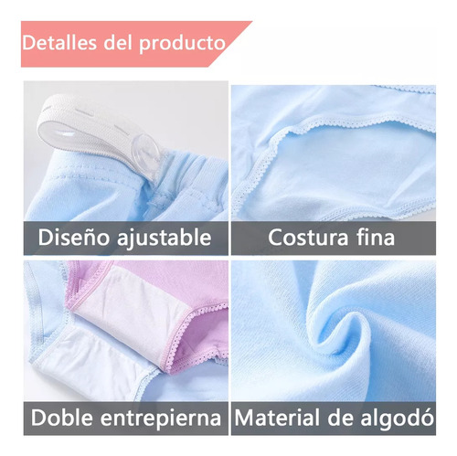 / Ropa Interior Estampada De Maternidad For Mujer 3pcs