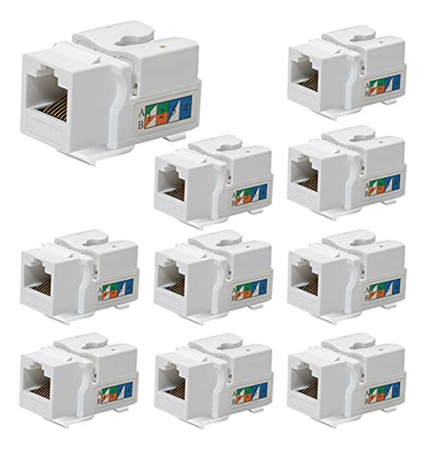 Conector Keystone Rj45 Cat6  Red Ethernet Keystone De Pared