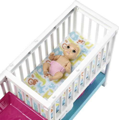 Barbie Skipper Babysitters Inc Molls Playset, Nap N Nurture