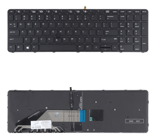 Teclado Style 1 Us Para Hp Probook 650 G2 G3 655 G3 450 G3 8