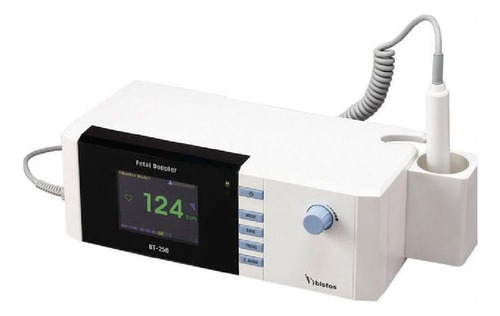 Detector Latidos Fetales Mesa Bistos Bt-250 Opc. Conexion Pc Blanco