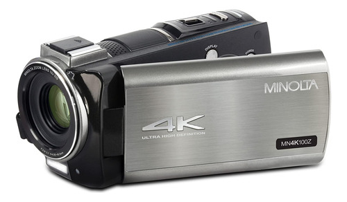 Videocámara Minolta Mn4k100z 4k Ultra Hd Con Zoom Óptico (br