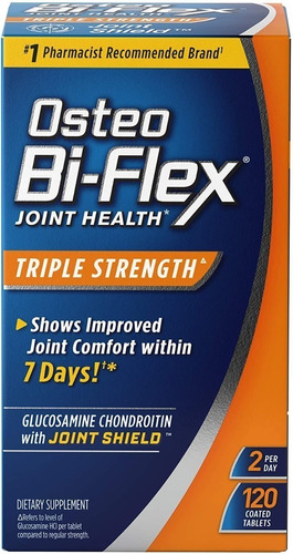  Glucosamina Condroitina Triple Fuerza Osteo Bi-flex 120 Cap