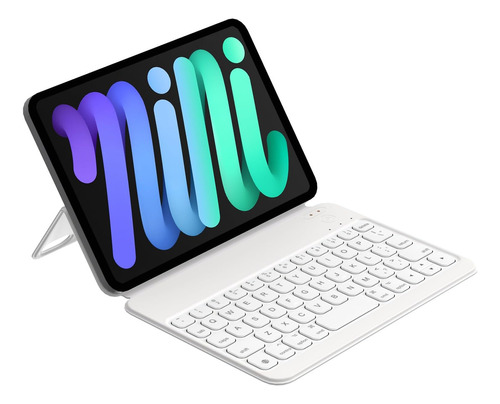 Fundas Con Teclado Hou P/tablet, iPad Mini 6th, Blanco