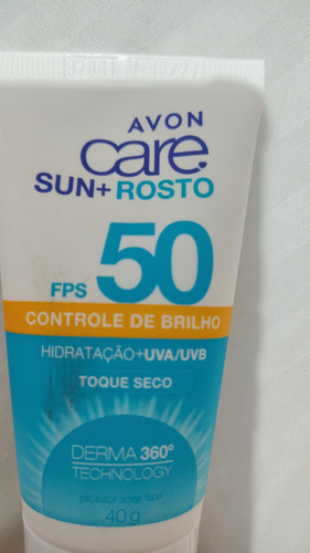 Protetor Solar De Rosto Controle De Brilho Fps 50 40g Avon