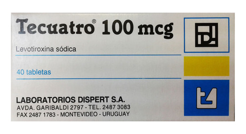 Tecuatro 100 Mcg X 40 Tabletas