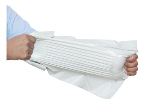Saco Segurança Livre 12x18 500 Branco Lacre