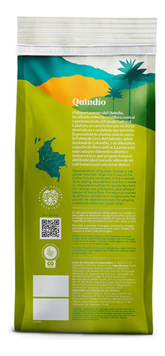 Café Juan Valdez Origen Quindio En Grano X 454g