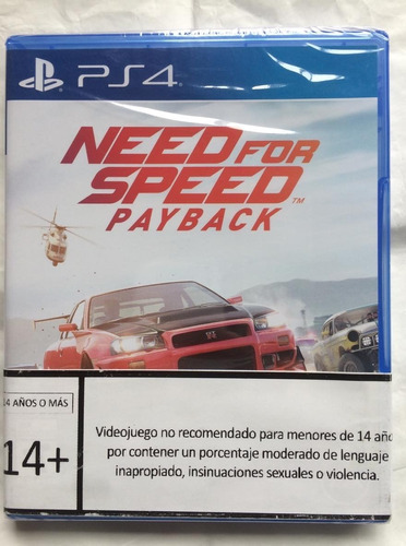 Need For Speed Payback Ps4 Nuevo Sellado Envíos Todo Chile