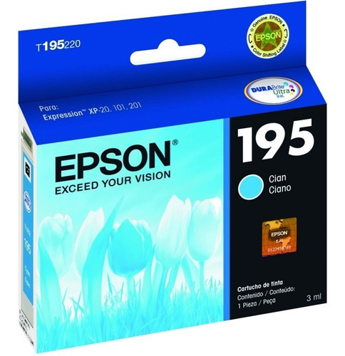 Cartucho Epson Cyan T195220