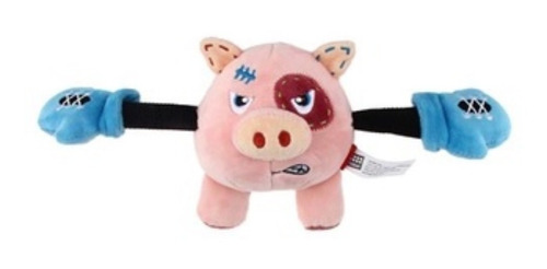 Juguete Para Perros Peluche Sonoro Pig Boxer