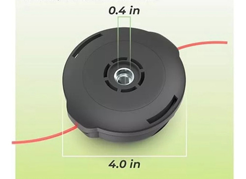 Cabezal Trimer Porta De Nylon Orilladora Para Husqvarna T25 122ld 125l 125ldx 125r 125rj 128l 128ldx 128r 129rj 131r 133r 223l 223r 224l 226r 233rj 323l 323ld 323r 323r-ii 323rj 324 Ldx