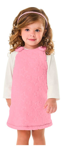 Conjunto Salopete E Blusa Infantil Menina Longo Trick Nick