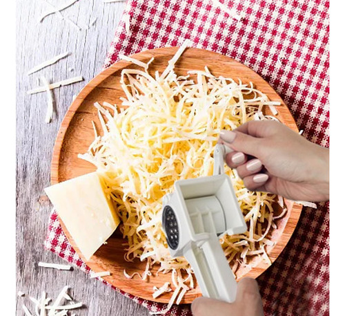 Rallador De Queso Giratorio Con Mango Manivela De Rallador D