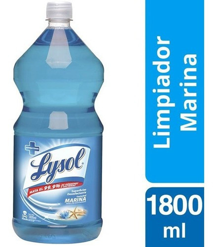 Limpiador Líquido Desinfectante Marina  1800ml Lysol