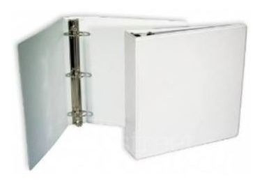 Carpeta 3 Aros Blanca 1/2 Cn/transparencia Capi