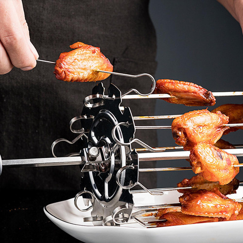 Barbacoa Asador Brochetas Aguja Jaula Asador Brochetas