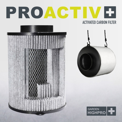 Filtro De Olor Proactive 125mm/250m3h Garden Highpro