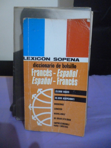 Lexicon Sopena - Diccionario De Bolsillo Francés - Español