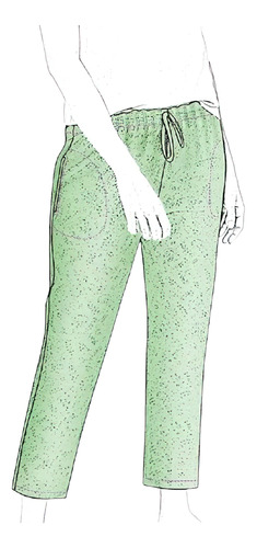 Moldería Textil Unicose -  Pantalon Basico Mujer 1908