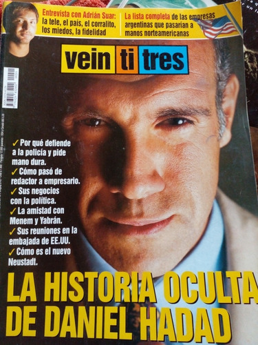 Revista Veintitres Hadad Suar Tinelli 16 5 2002