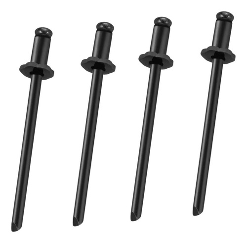 4 Peças Rebites Roseta De Carro Aço Inoxidável