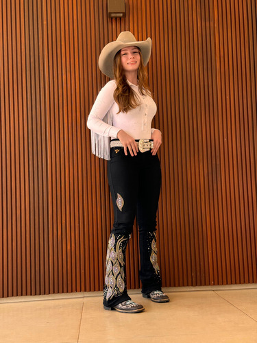 Body Country West C. Feminino Eletrohorse Com Franja.