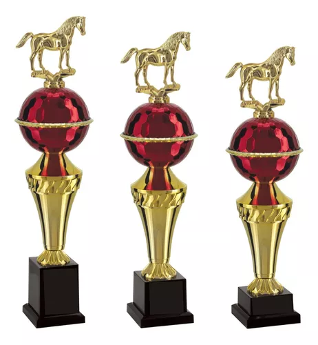 Kit 3 Troféus Xadrez Cavalo, Peão E Rei - R3D - Troféu / Medalha Esportiva  - Magazine Luiza