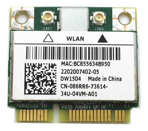 Tarjeta Wifi 802.11 B/g/n Dw1504 (Usado)