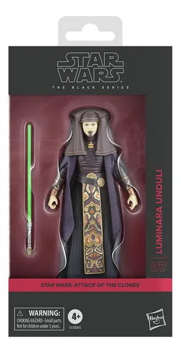 Luminara Unduli Star Wars Attack Clones Black Series Muñeco