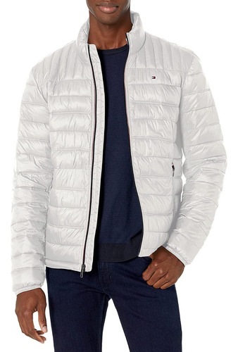 Chamarra Original Tommy Hilfiger Plegable Hombre Acolchada B