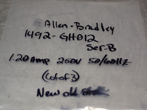 Allen Bradley 1492-gh012 Ser B 1.2a 250vac 65vdc Circuit Zza