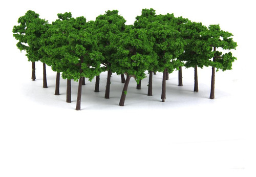 80x Modelo Ferroviario Paisaje Árbol Calle Arquitectura