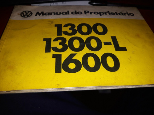   Manual De Propietario Original Vw Fusca/escarabajo 77