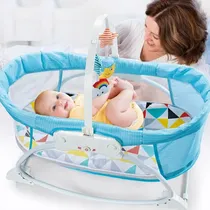 Comprar Cuna Moisés Mecedora Con Música Vibración Mobil  Mosquitero 