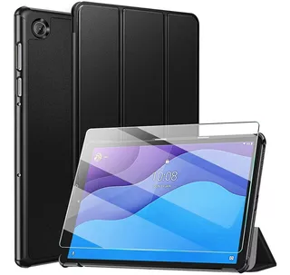 Funda Imantada Mas Mica De Vidrio Lenovo Tab M10(tb-x505l)