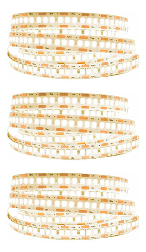 Kit 3 Fita Led 240leds 18w/m 4000k Alta Potência Rolo 5m