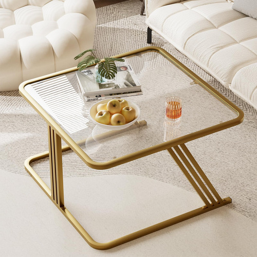 Mesa Auxiliar Moderna De Cristal Para Sala De Estar Mesa